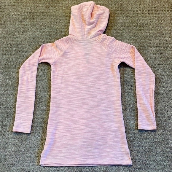 Blue Curl Beachwear Pink Hoodie Swim Coverup - Picture 5 of 5